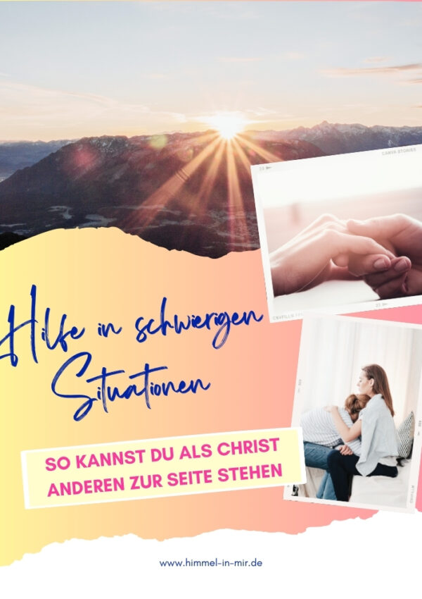 Hilfe in schwierigen Situationen: So kannst du als Christ anderen zur Seite stehen